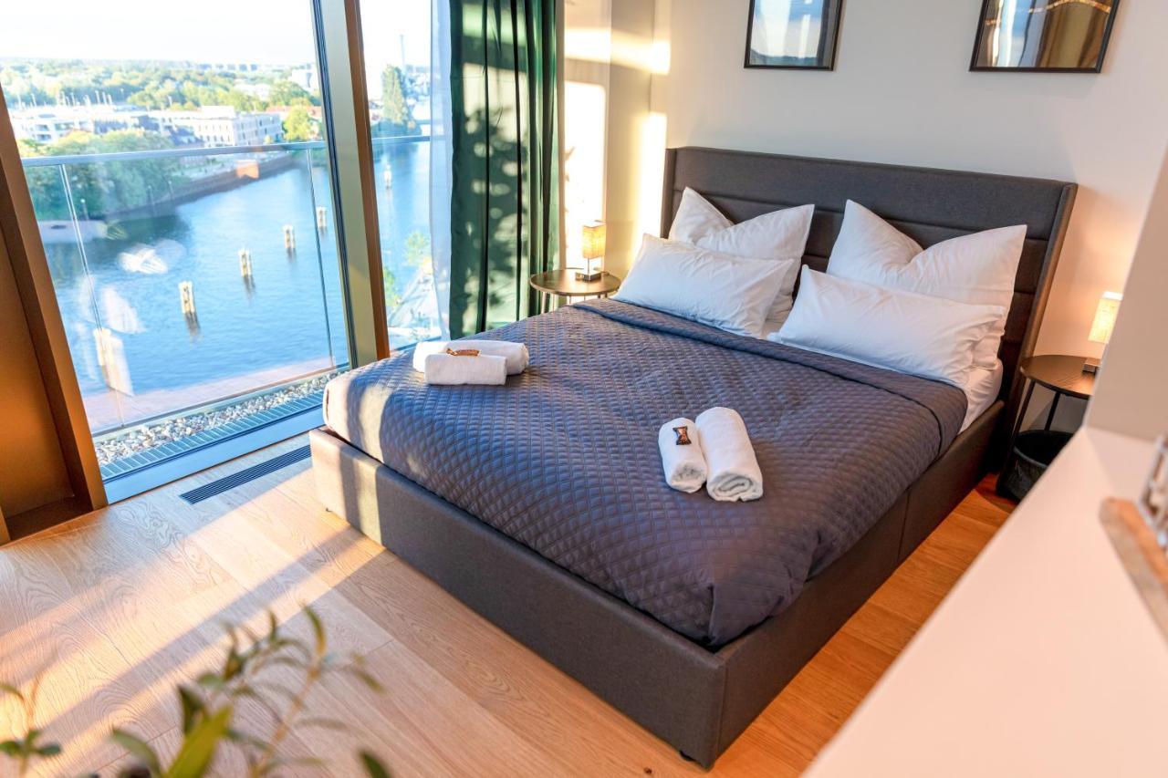 Cabana - Theview - Terrasse - Waterfront - Kostenloser Parkplatz - Wifi Oldenburg Exteriör bild
